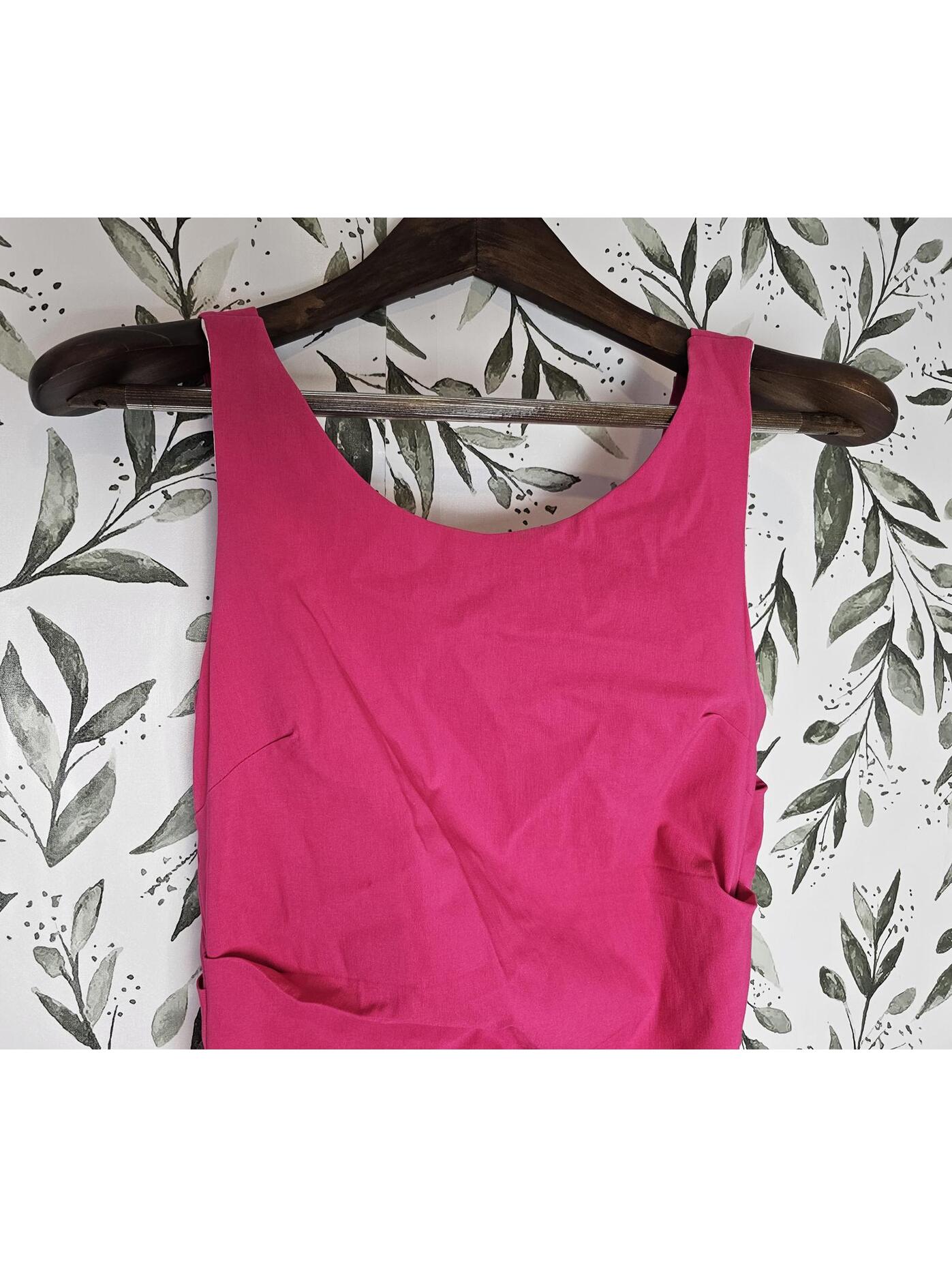 Sarah Campbell Dress Pink Womens Size 10 Back Zipper